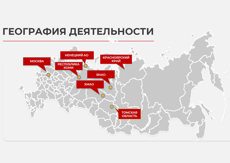 География деятельности